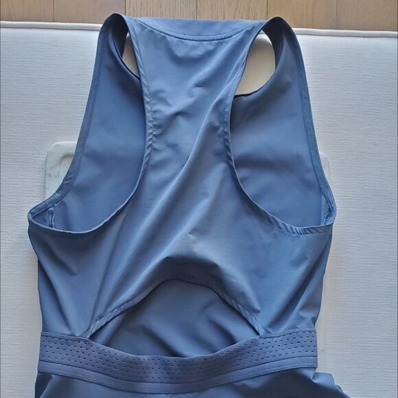 Nike Women's Dri-Fit Advantage Tennis Dress Blue - Picture 7 of 8